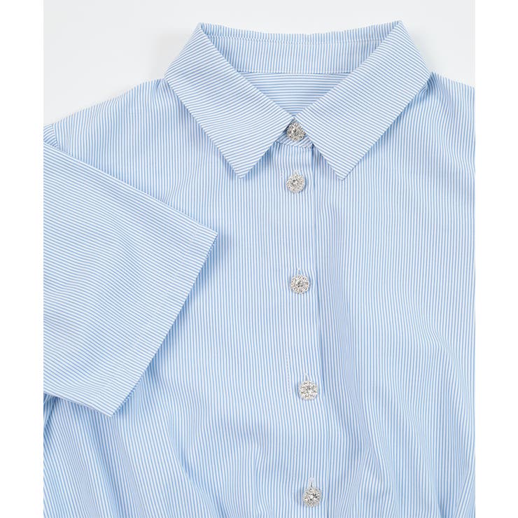 ビジューボタンクロップドシャツ【miette ミエット】 | titivate | 詳細画像14 