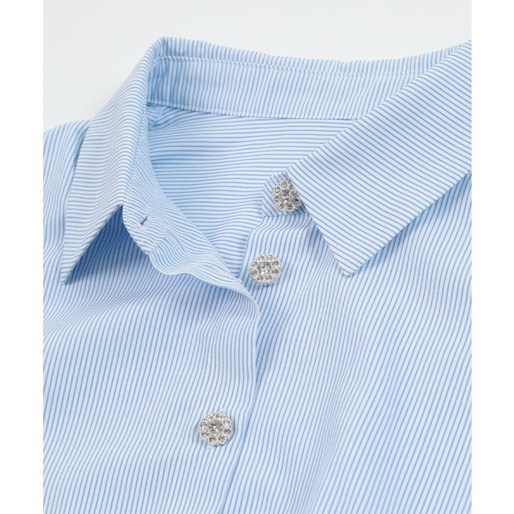 ビジューボタンクロップドシャツ【miette ミエット】 | titivate | 詳細画像15 