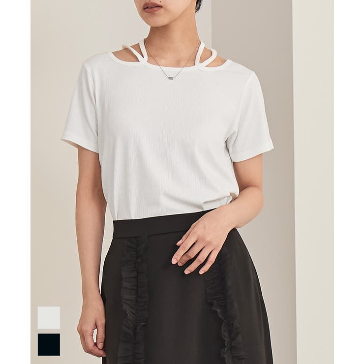 ストラップデザイントップス【miette ミエット】 | titivate | 詳細画像1 