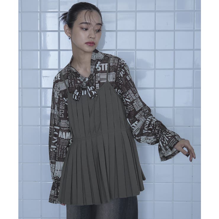 タックプリーツキャミソール【miette ミエット】 | titivate | 詳細画像10 