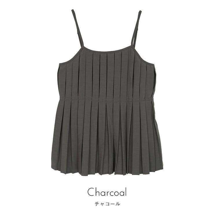 タックプリーツキャミソール【miette ミエット】 | titivate | 詳細画像2 