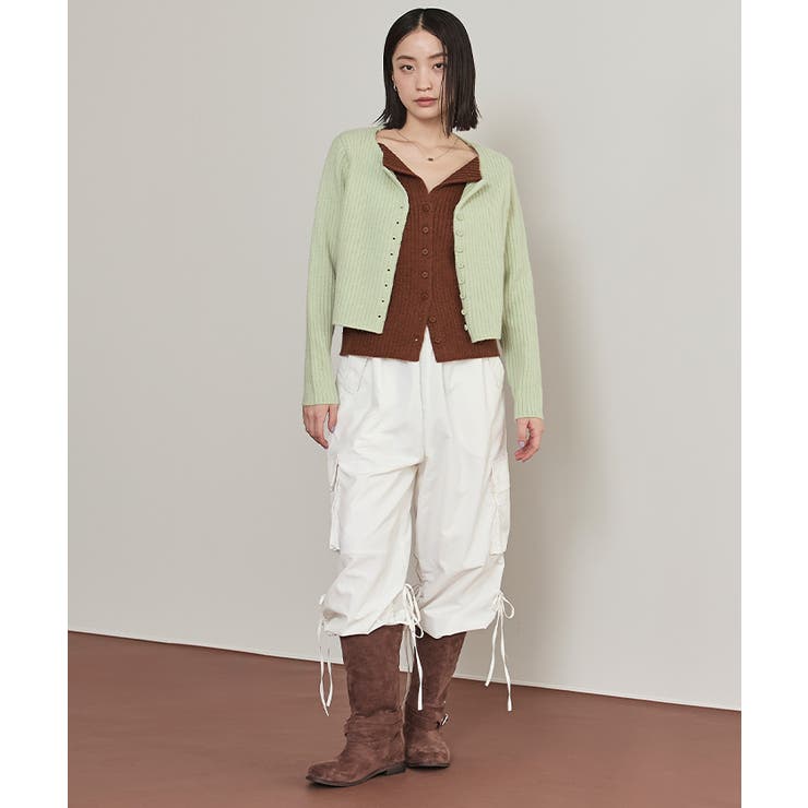 レイヤード配色ニットカーディガン【miette ミエット】 | titivate | 詳細画像24 