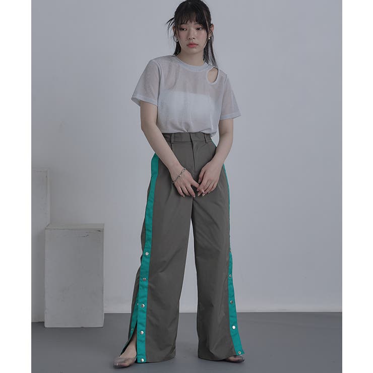 サイドボタンワイドパンツ【miette ミエット】 | titivate | 詳細画像10 