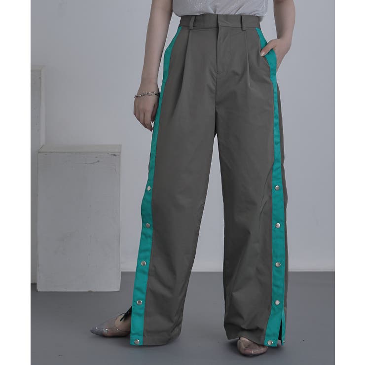 サイドボタンワイドパンツ【miette ミエット】 | titivate | 詳細画像13 