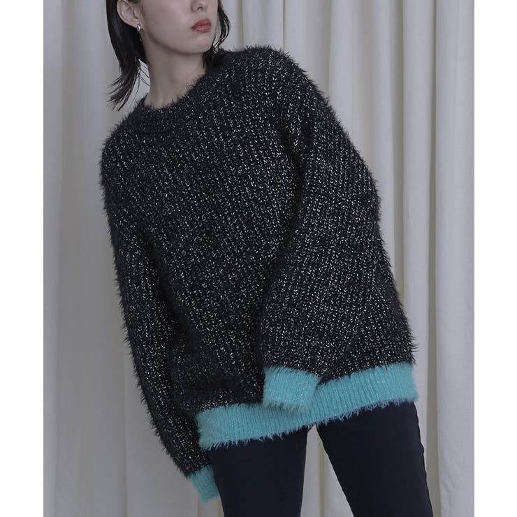 配色ラメシャギーニット【miette ミエット】 | titivate | 詳細画像7 
