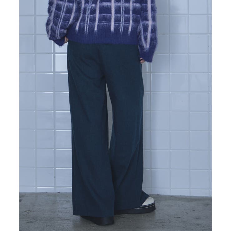 ヘリンボーンジップスリットワイドパンツ【miette ミエット】 | titivate | 詳細画像8 
