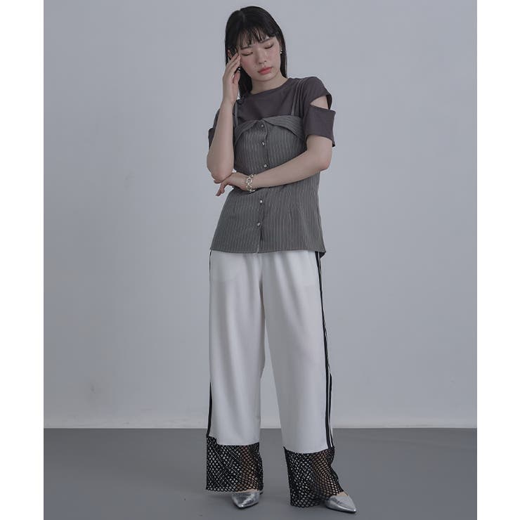 ラメピンストライプビスチェ【miette ミエット】 | titivate | 詳細画像6 