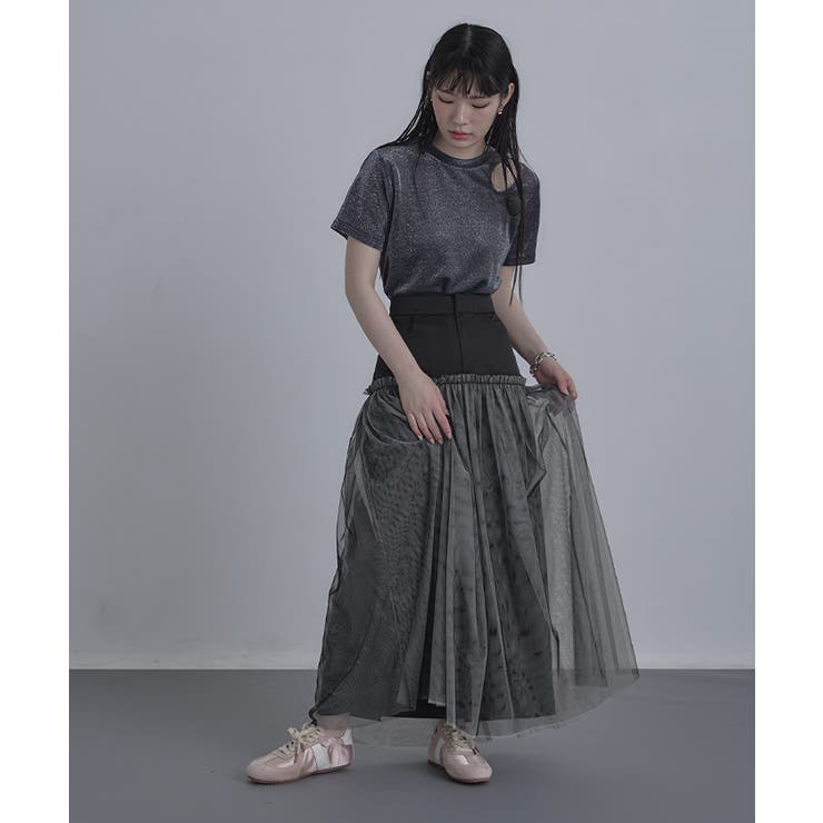 チュールドッキングスカート【miette ミエット】 | titivate | 詳細画像5 