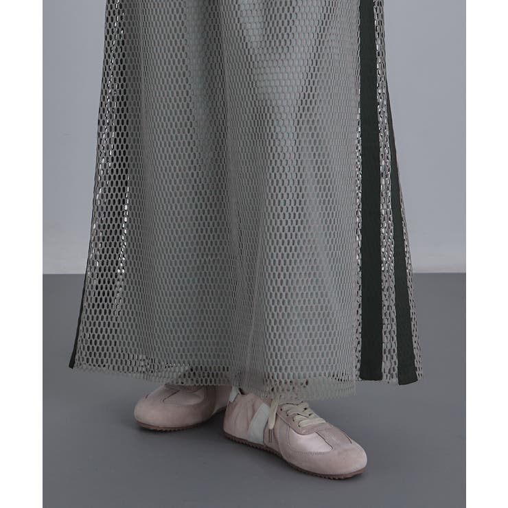 サイドラインメッシュスカート【miette ミエット】 | titivate | 詳細画像5 