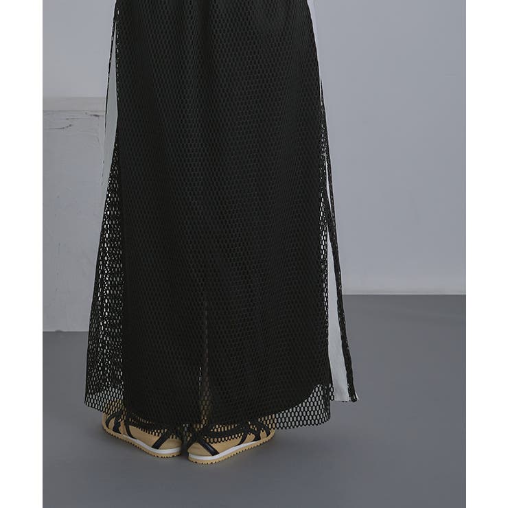 サイドラインメッシュスカート【miette ミエット】 | titivate | 詳細画像12 