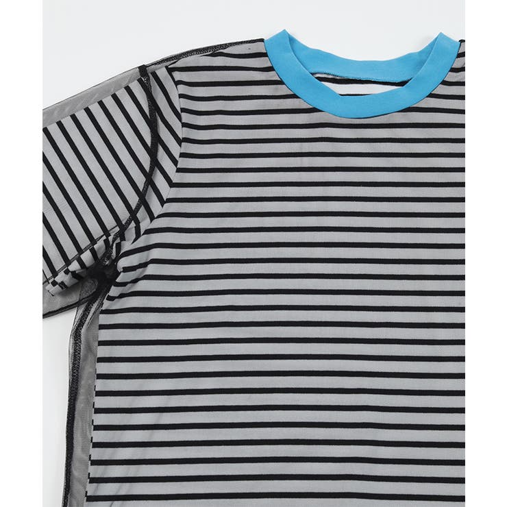 チュールレイヤードボーダーTシャツ【miette ミエット】 | titivate | 詳細画像14 