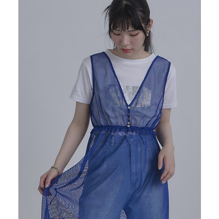 アシメティアードメッシュワンピース【miette ミエット】 | titivate | 詳細画像12 