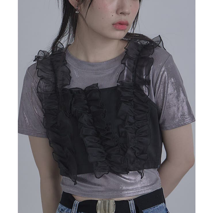 シアーフリルビスチェ【miette ミエット】 | titivate | 詳細画像4 