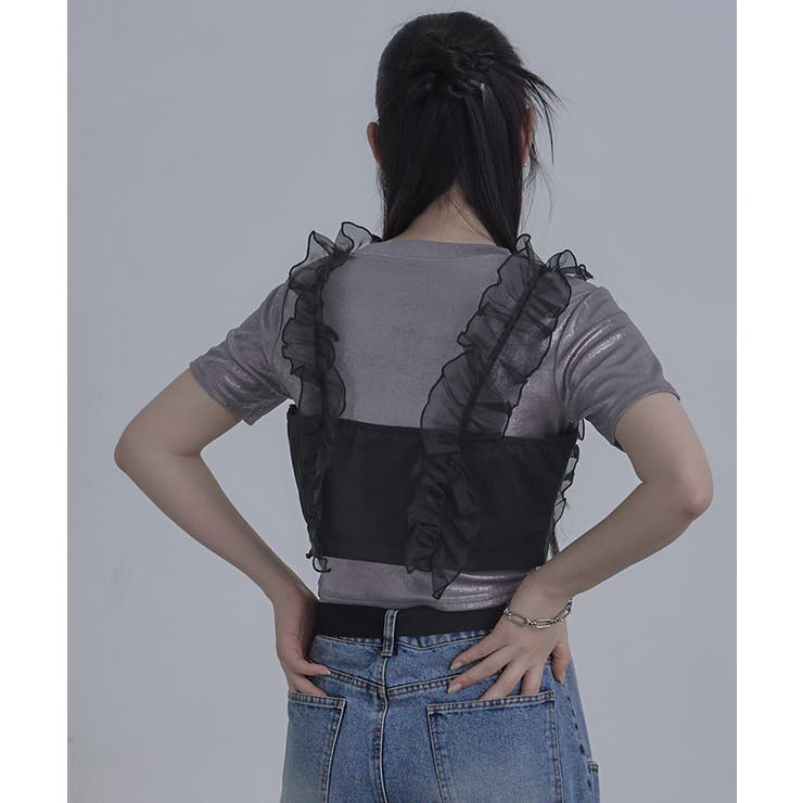 シアーフリルビスチェ【miette ミエット】 | titivate | 詳細画像7 