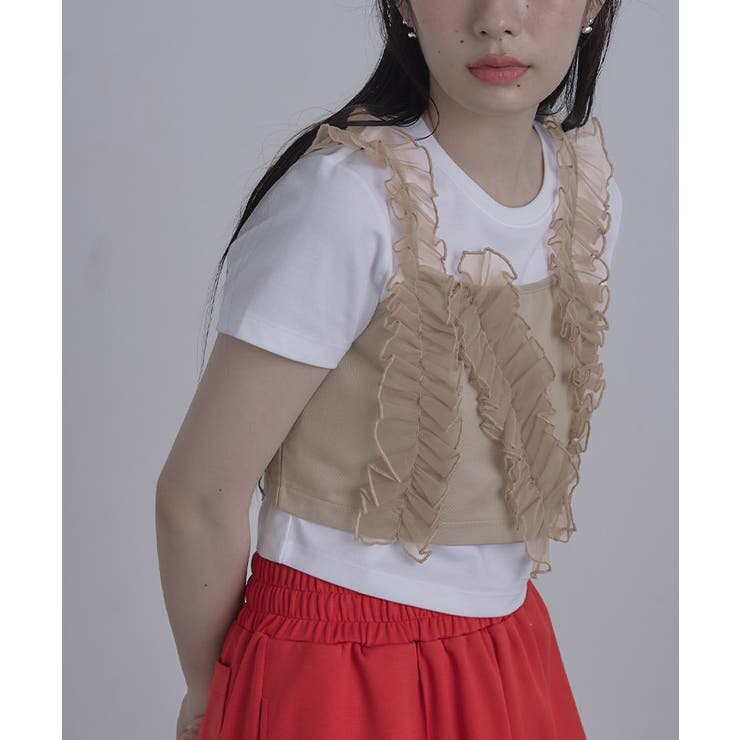 シアーフリルビスチェ【miette ミエット】 | titivate | 詳細画像9 