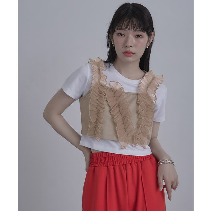 シアーフリルビスチェ【miette ミエット】 | titivate | 詳細画像11 