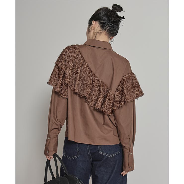 フリンジラッフルシャツ【miette ミエット】 | titivate | 詳細画像5 