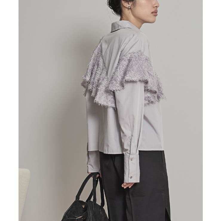 フリンジラッフルシャツ【miette ミエット】 | titivate | 詳細画像8 