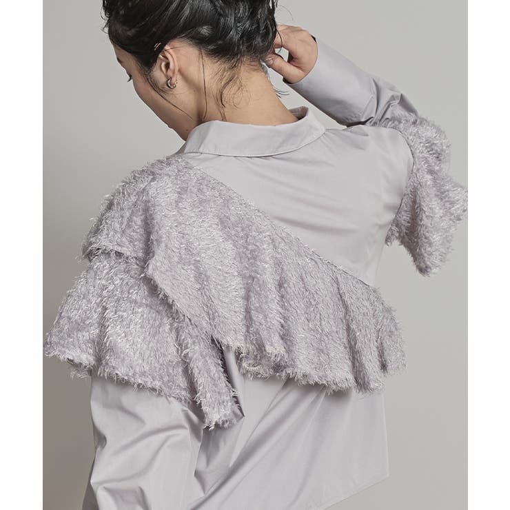 フリンジラッフルシャツ【miette ミエット】 | titivate | 詳細画像10 