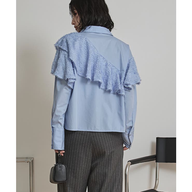 フリンジラッフルシャツ【miette ミエット】 | titivate | 詳細画像14 