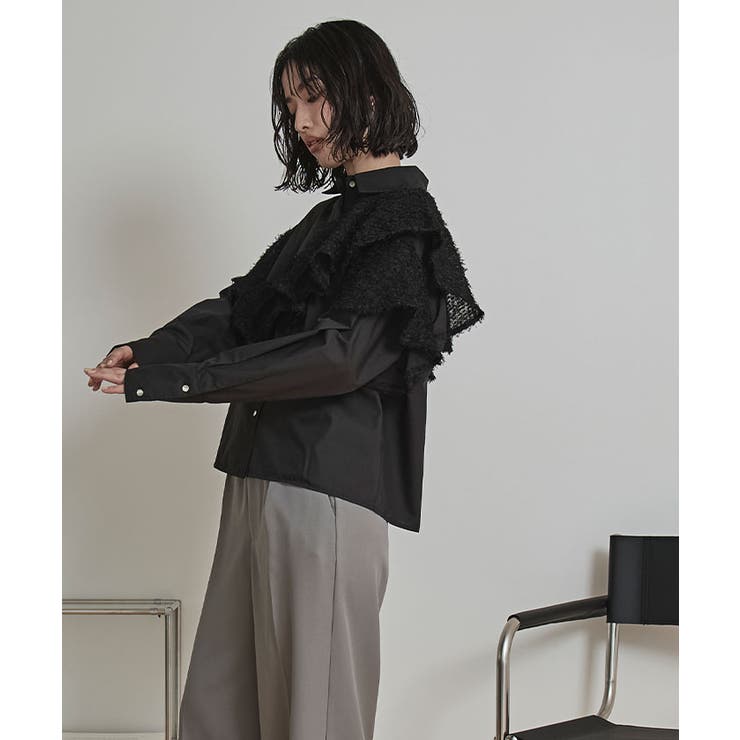 フリンジラッフルシャツ【miette ミエット】 | titivate | 詳細画像18 