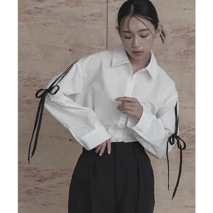 2wayリボンスリーブシャツ【miette ミエット】 | titivate | 詳細画像21 