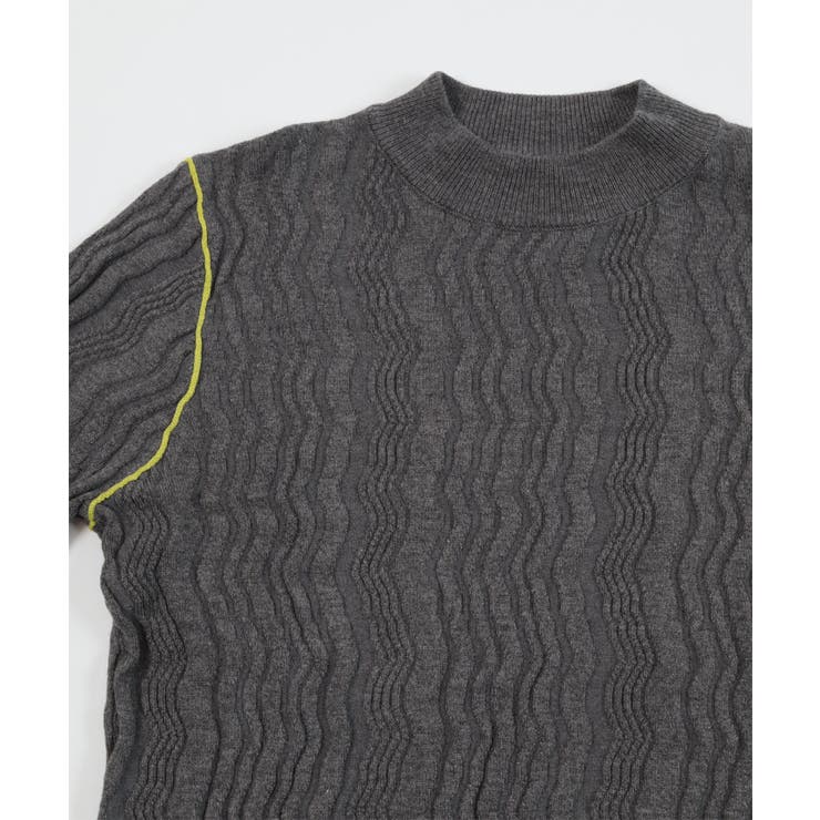 ジグザグリブ配色ニット【miette ミエット】 | titivate | 詳細画像15 