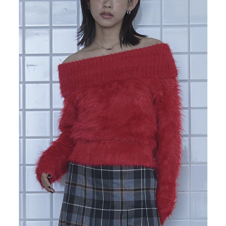 シャギーオフショルニット【miette ミエット】 | titivate | 詳細画像16 