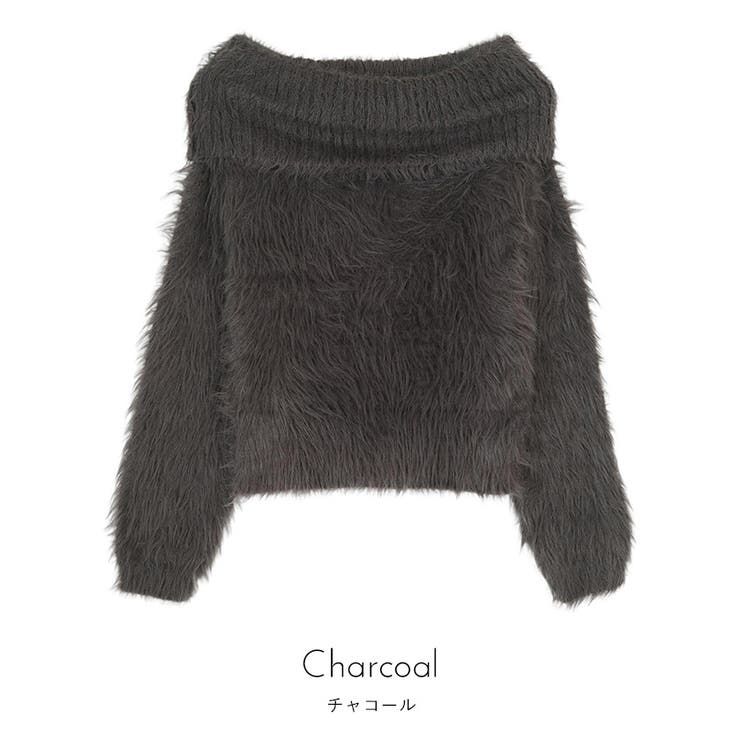 シャギーオフショルニット【miette ミエット】 | titivate | 詳細画像8 