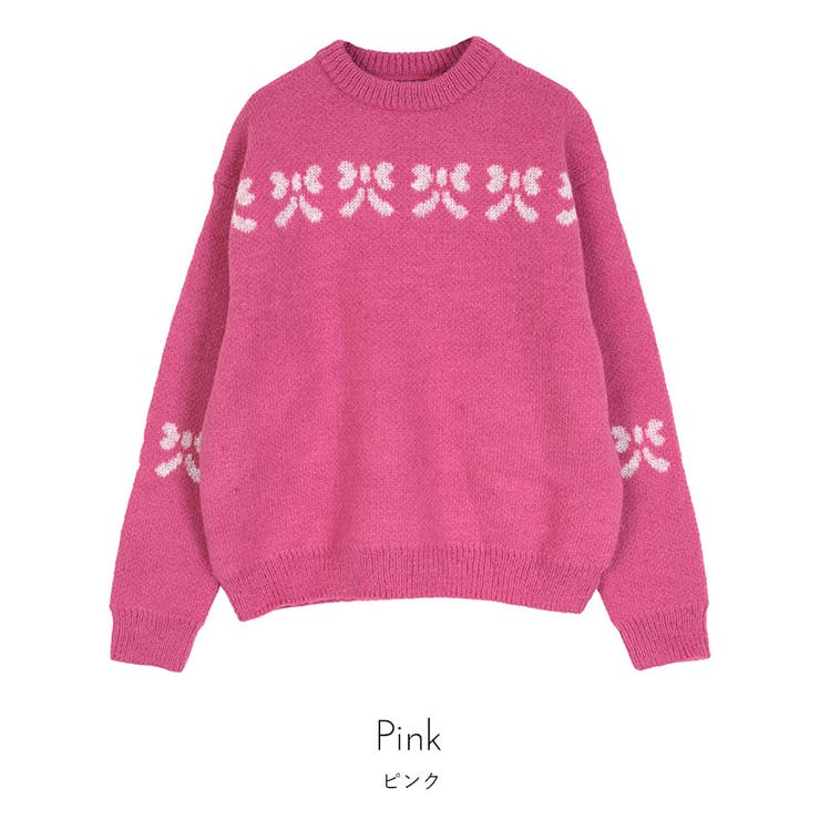 リボン柄ニット【miette ミエット】 | titivate | 詳細画像5 