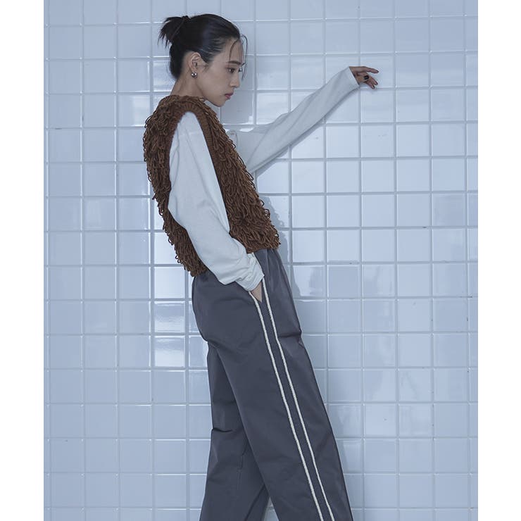 Vネックループニットベスト【miette ミエット】 | titivate | 詳細画像17 