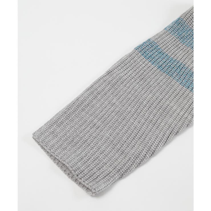 片畔編みラメボーダーニット【miette ミエット】 | titivate | 詳細画像4 