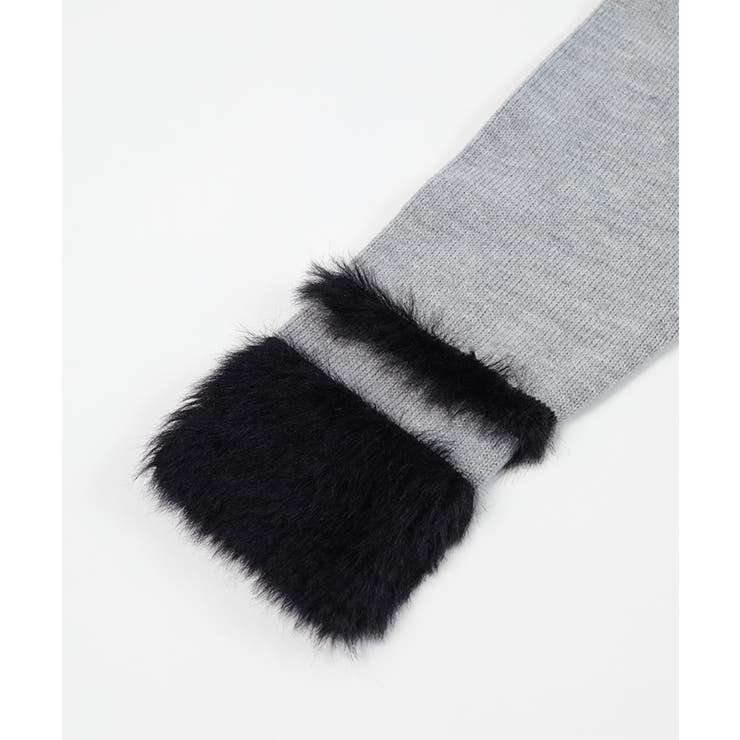 シャギー切替ハーフジップニット【miette ミエット】 | titivate | 詳細画像16 