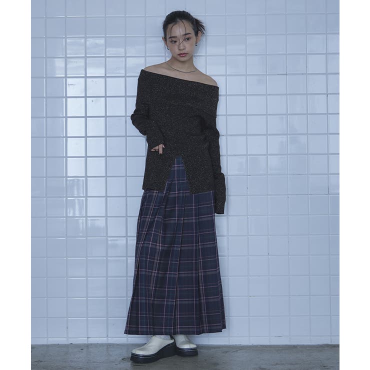 オフショルラメリブニット【miette ミエット】 | titivate | 詳細画像7 