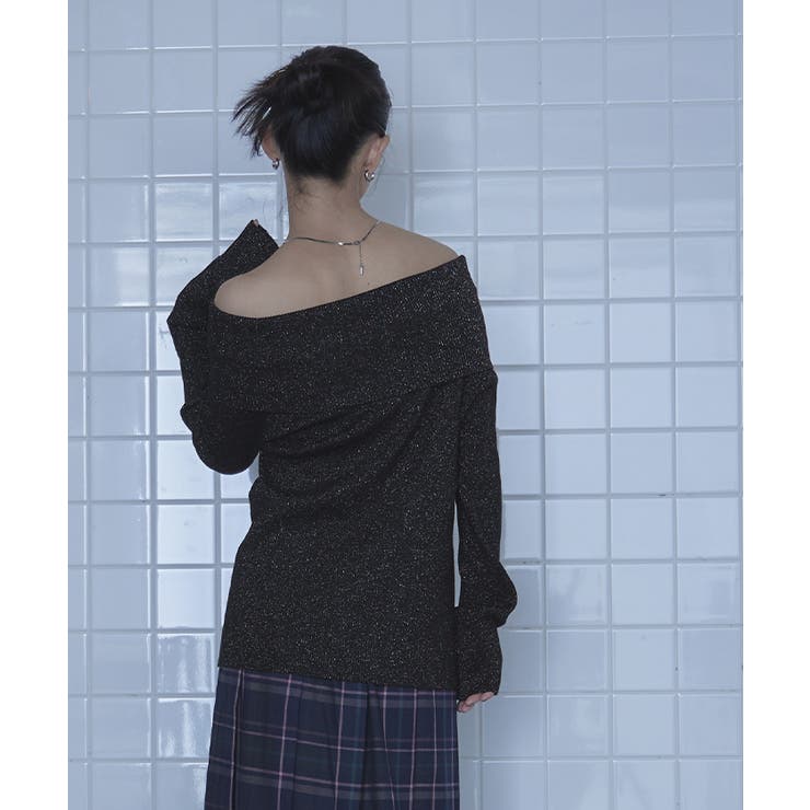 オフショルラメリブニット【miette ミエット】 | titivate | 詳細画像8 