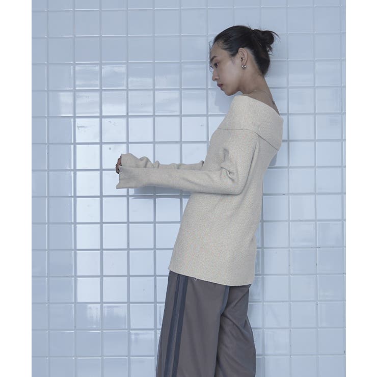 オフショルラメリブニット【miette ミエット】 | titivate | 詳細画像9 