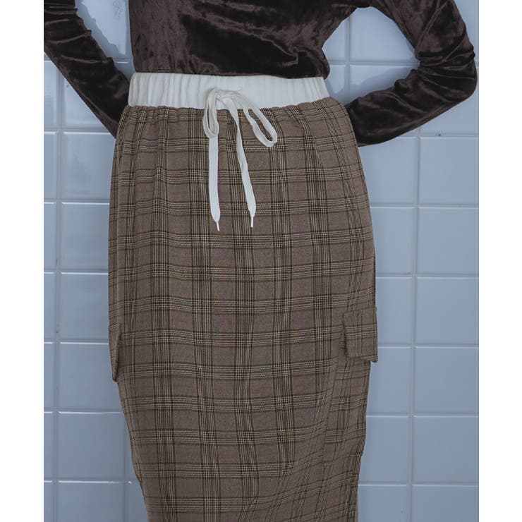 サイドポケットチェックスカート【miette ミエット】 | titivate | 詳細画像15 