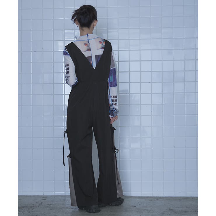 サイドリボンワイドオールインワン【miette ミエット】 | titivate | 詳細画像6 