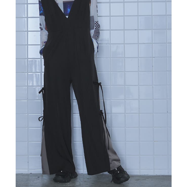 サイドリボンワイドオールインワン【miette ミエット】 | titivate | 詳細画像7 