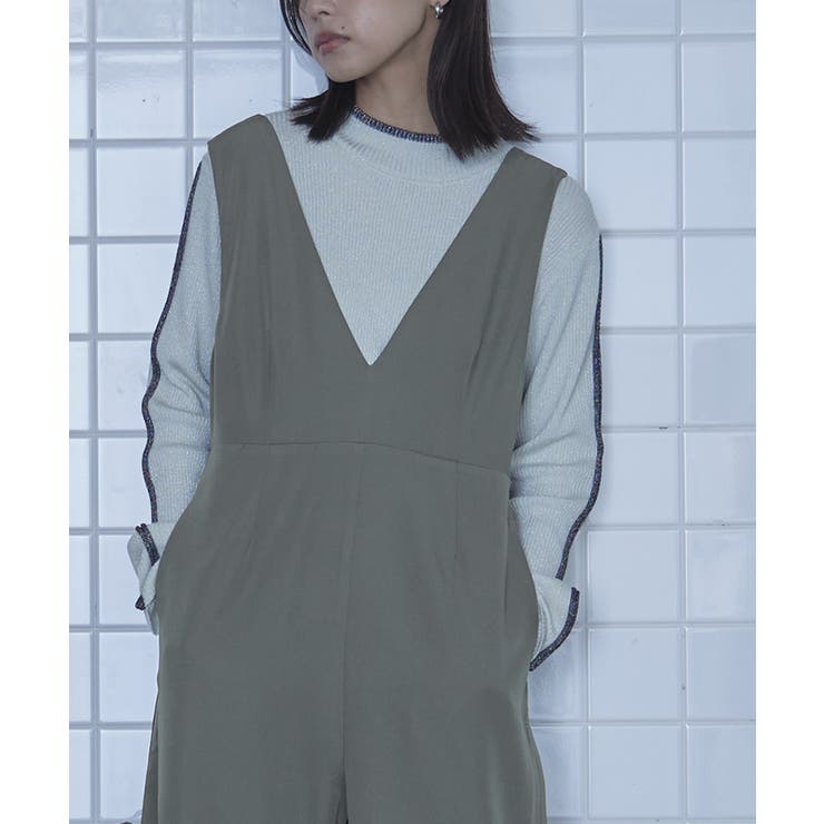 サイドリボンワイドオールインワン【miette ミエット】 | titivate | 詳細画像10 