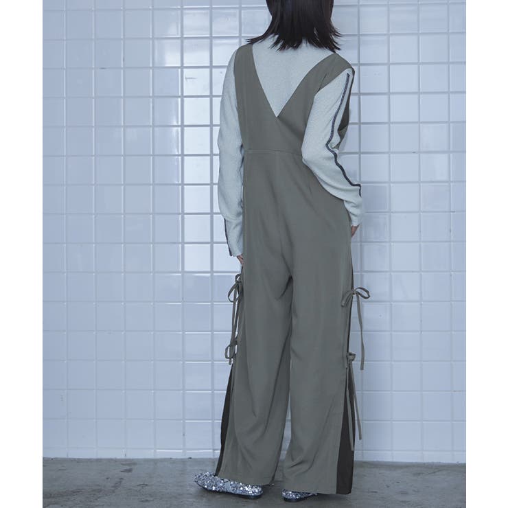 サイドリボンワイドオールインワン【miette ミエット】 | titivate | 詳細画像11 