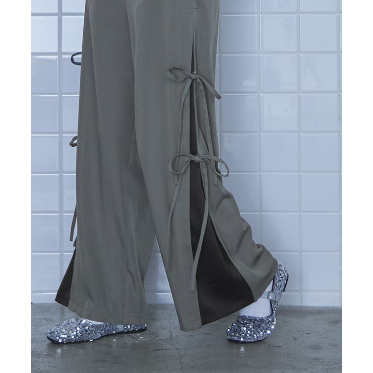 サイドリボンワイドオールインワン【miette ミエット】 | titivate | 詳細画像12 