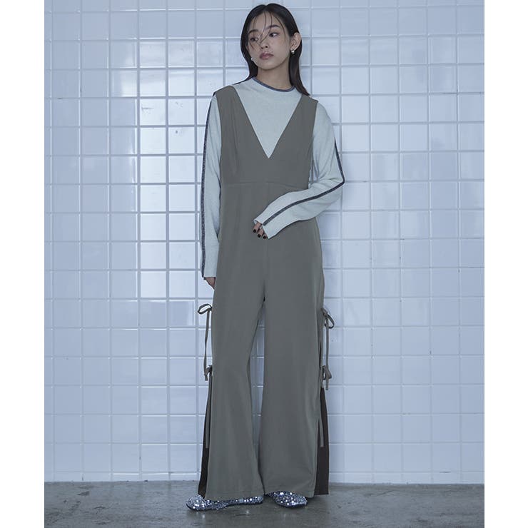 サイドリボンワイドオールインワン【miette ミエット】 | titivate | 詳細画像13 