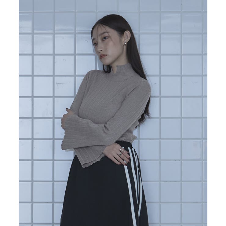 ランダムリブフレアスリーブニット【miette ミエット】 | titivate | 詳細画像14 