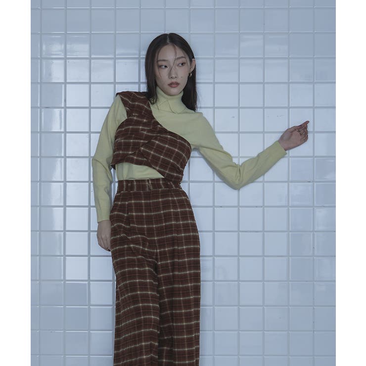 チェック柄ビスチェセットアップ【miette ミエット】 | titivate | 詳細画像14 