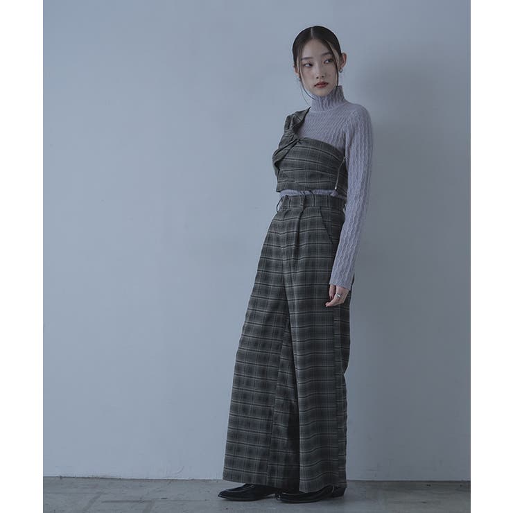 チェック柄ビスチェセットアップ【miette ミエット】 | titivate | 詳細画像22 