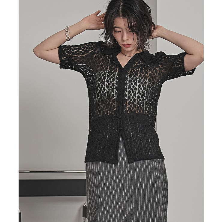 襟付きレース半袖トップス【miette ミエット】 | titivate | 詳細画像21 