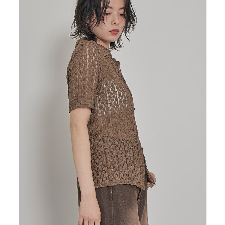 襟付きレース半袖トップス【miette ミエット】 | titivate | 詳細画像9 