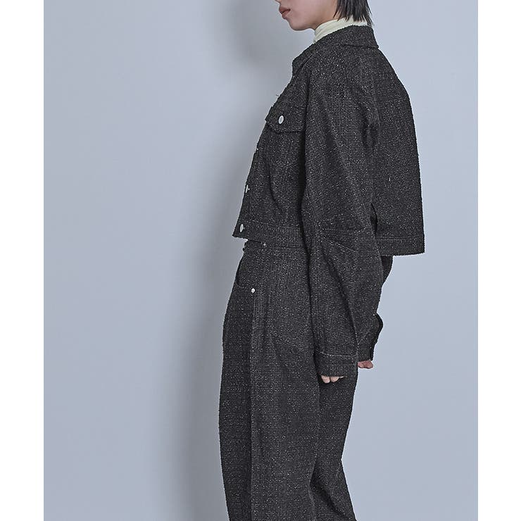 スクラッチデニムショートジャケット【miette ミエット】 | titivate | 詳細画像19 