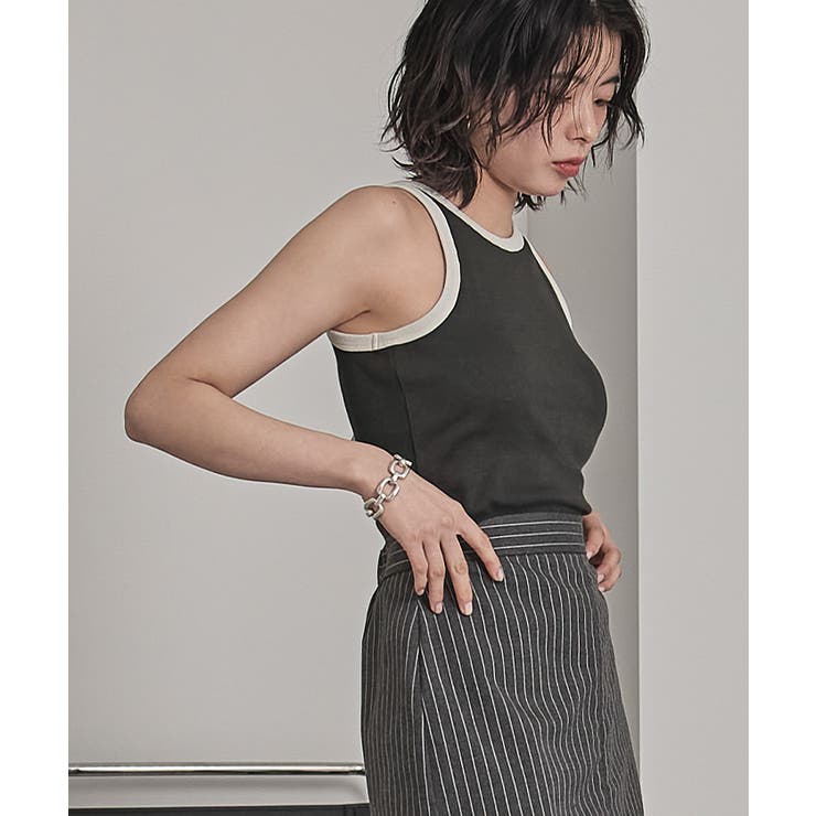 カップ付きバイカラーアメスリタンク【miette ミエット】 | titivate | 詳細画像10 